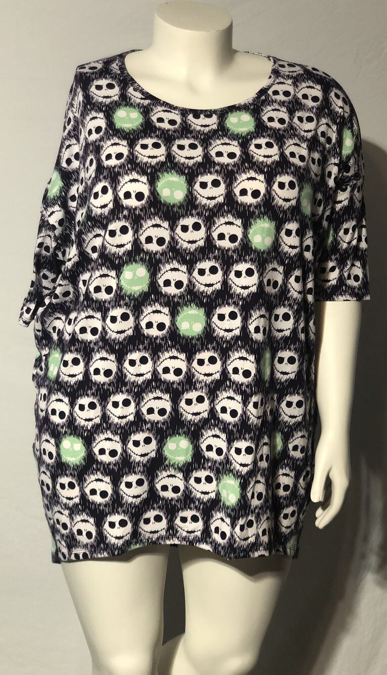 Lularoe Disney Irma Tunic 2XL Jack Skellington Nightmare Christmas Retired Rare